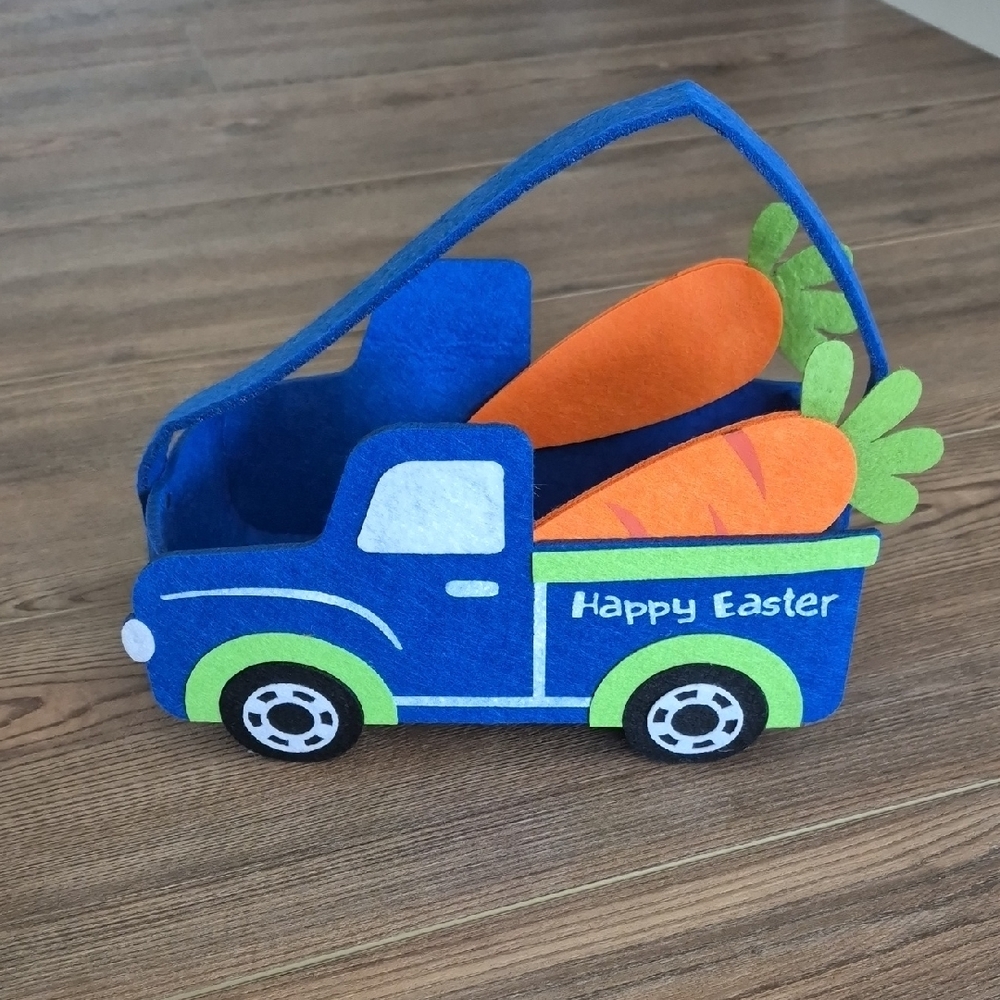 Blue Truck Easter Basket